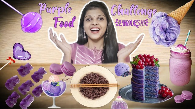 'I only ate PURPLE/VIOLET Food for 24Hours