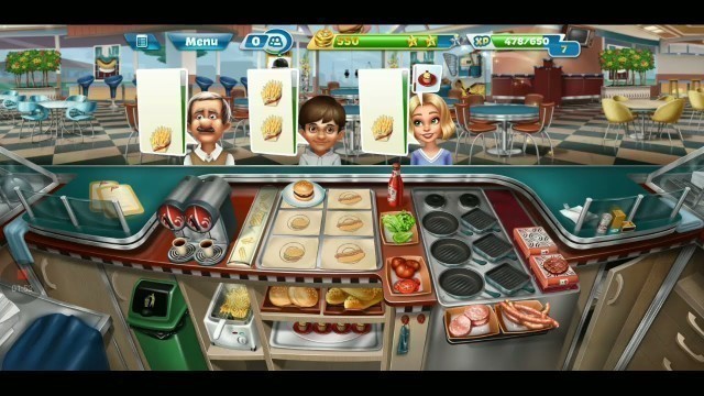 'Cooking Fever level 30 | fast food court | Love of games'