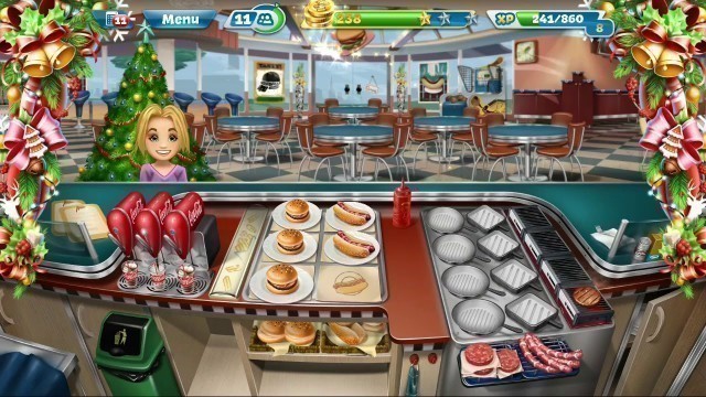 'Cooking Fever || Fast Food Court || Level #08 || Games For Kids || 3 ⭐⭐⭐'