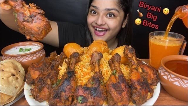 'KOLKATA STREET STYLE BIRYANI WITH TANDOORI CHICKEN LEG PIECE 