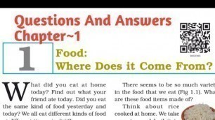 'Food Where Does It Come From?||Class 6|| Science Chapter||Mr Study07'