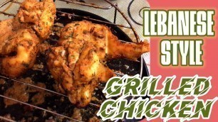 'Lebanese Grilled Chicken Recipe | Lebanese food recipe | Grilled Chicken recipe in Hindi'