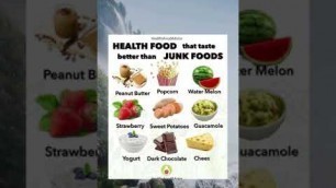 'Health Food that taste better than junk foods #shorts'