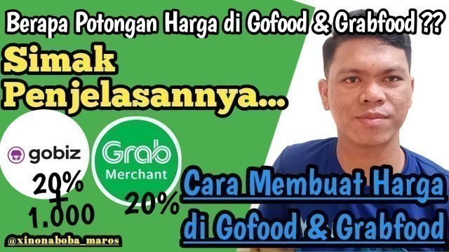 'perhitungan harga gofood | perhitungan harga grabfood'