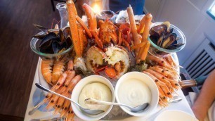 '$225 Massive ROYAL SEAFOOD PLATTER in Copenhagen, Denmark!'