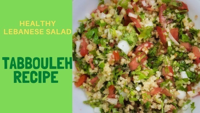 'How to make Tabbouleh Salad | Tabbouleh Recipe | Lebanese Food |  #SHORTS #YUMMY #FOOD #TABBOULEH'