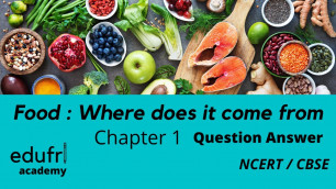 'Food: Where does it come from Exercise Questions Solved L2| Class 6 Science | NCERT | CBSE | Hindi'