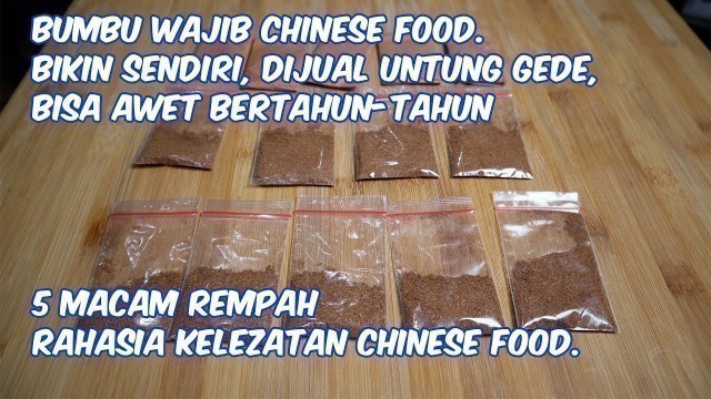 'BUMBU WAJIB CHINESE FOOD, RAHASIA KELEZATAN CHINESE FOOD.'