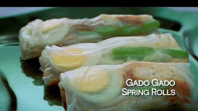 'Fresh Gado Gado Spring Rolls | Food Flip | Food Network Asia'