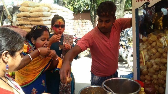 'Very Tasty Mouth watering Panipuri (GOLGAPPA/FUCHKA/FUCHA) In Mayapur - Kolkata Street Food'