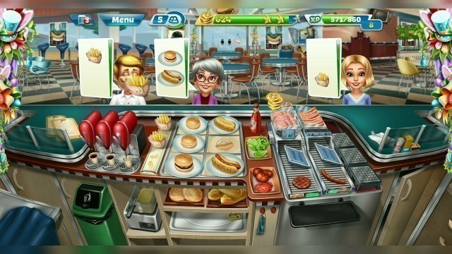 'Cooking Fever Gameplay Part 7 || Fast Food Court Level 31-35 (Android, iOS Games)'