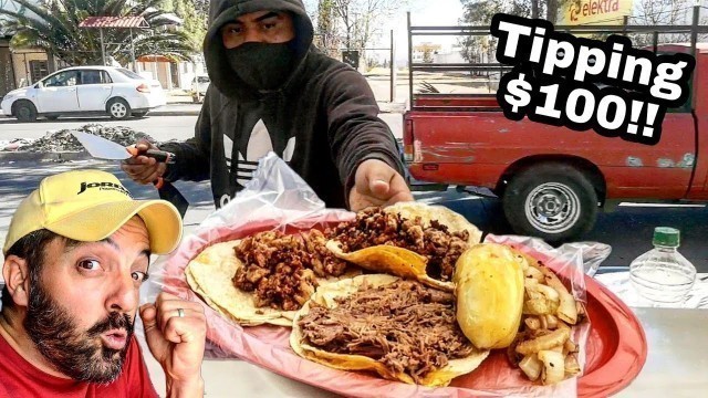 'I Tipped $100 Dollars For MEXICAN STREET TACOS &  This Happened... Money Sent From SUBSCRIBERS!!'