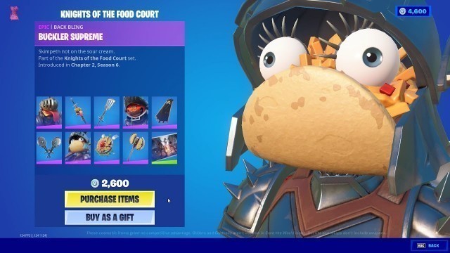 'KNIGHT OF THE FOOD COURT || FORTNITE'