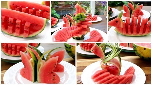 'Super Fruits Decoration Ideas - Watermelon Plate Decoration - Genius Fruit Hacks'