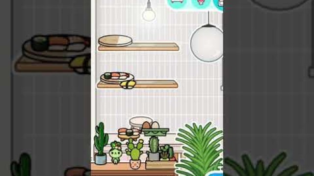 'Food court room makeover | Toca life world#shorts'