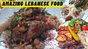 'Amazing LEBANESE FOOD! Lamb TAGINE! Comptoir Libanais'