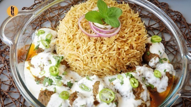 'Smoked Kabab & Rice Platter Recipe By Food Fusion (Bakra Eid Special)'