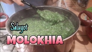 'HOW TO COOK MOLOKHIA (MLOUKHIEH) WITH CHICKEN  || Lebanese Food || precious vlog'