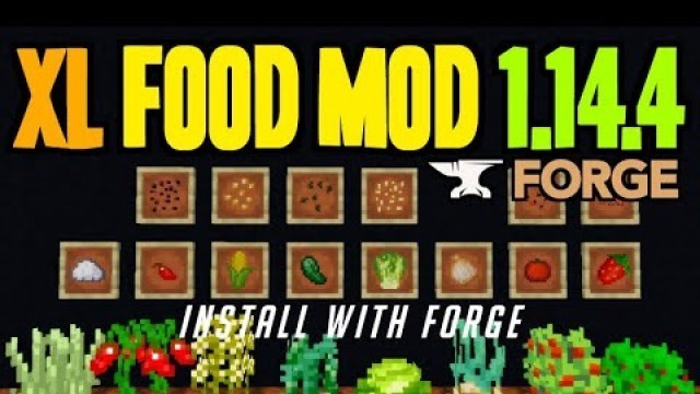 'XL FOOD MOD 1.14.4 minecraft - how to download & install XL Food 1.14.4 (with Forge on Windows)'