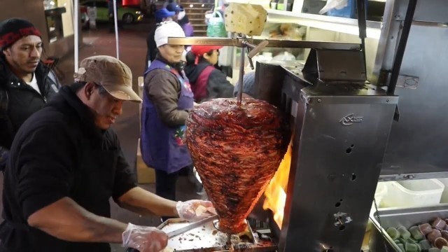 'BEST Late Night TACOS AL PASTOR in NEW YORK | Mexican Street Food NYC'