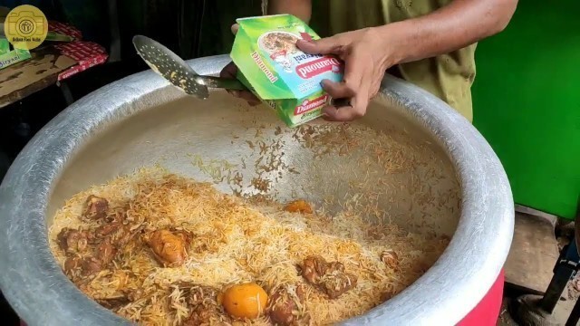 'Street Style Chicken Biryani Mixing | Kolkata Street Food | Kolkata Food Walks'