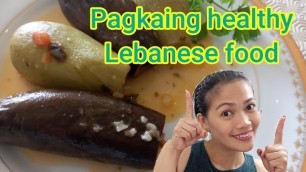 'VEGETARIAN STUFFED, ZUCCHINI and EGGPLANTS,.Lebanese food..OFW LEBANON 