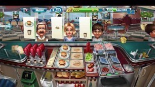 'Cooking Fever - Fast Food Court Level 1-40'