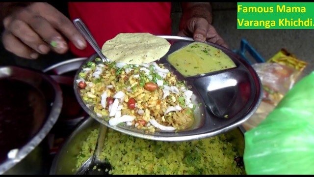 'Famous Varanga Khichdi Wala of Yavatmal Maharashtra | Only 20 Rs Per Plate | Indian Street Food'