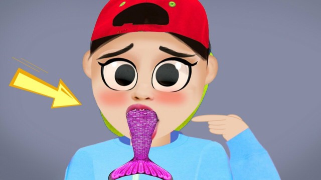 'Giant Purple Food VS Red Food Challenge 음식 챌린지 Mukbang Animation'