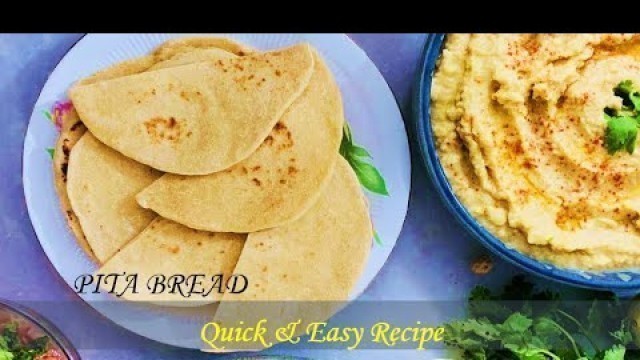 'PITA BREAD | EASY TO MAKE| LEBANESE FOOD | MUST TRY!'