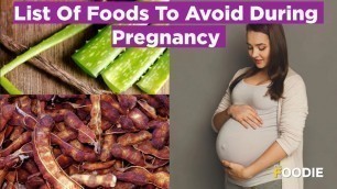 'List Of Foods To Avoid During Pregnancy - Foods & Beverages to Avoid During Pregnancy'