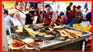 'DEEP FRIED Quesadillas - Mexican Street Food At Local STREET Market In GUADALAJARA, Mexico'