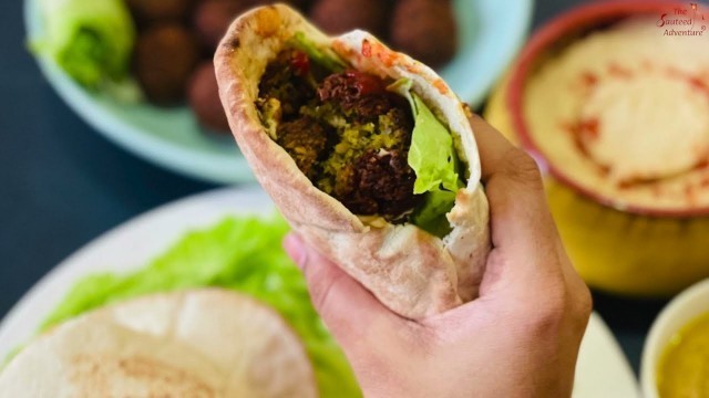 'FALAFEL SANDWICH | FALAFEL | MIDDLE EASTERN FOOD | LEBANESE FOOD | STREET FOOD'