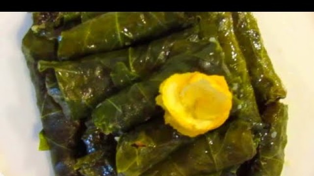 'Stuffed Vine Leaves - Lebanese Food'