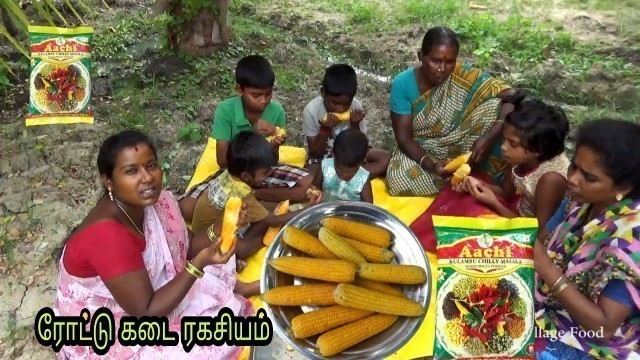 'Akka Neenga Pregnant ah Irukkingala..??? | Spicy Boiled Sweet Corn ரகசியம் | Amala Village Food'