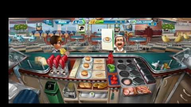 'Cooking Fever | Fast Food Court | Level 1 | 3 stars'