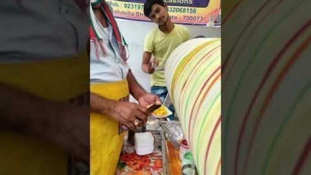 'Fruit Ice Cream | Kolkata street food video Indian #shorts'