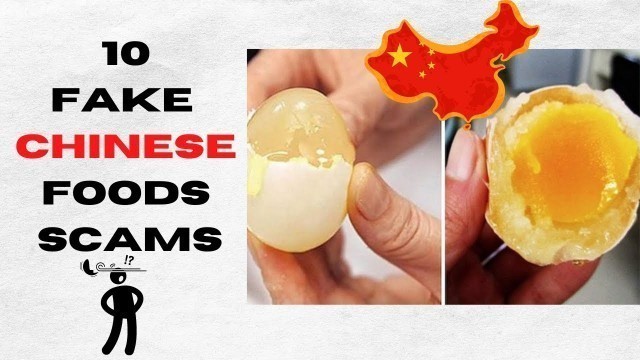 'Fake Chinese Food Scams | Fake Foods | Counterfeit Foods'