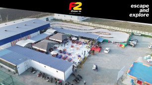 'F2 Drive In | Food Court & Games Zone | Nizamabad | Aerial View'