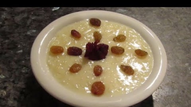 'Rice Pudding - Lebanese Food'