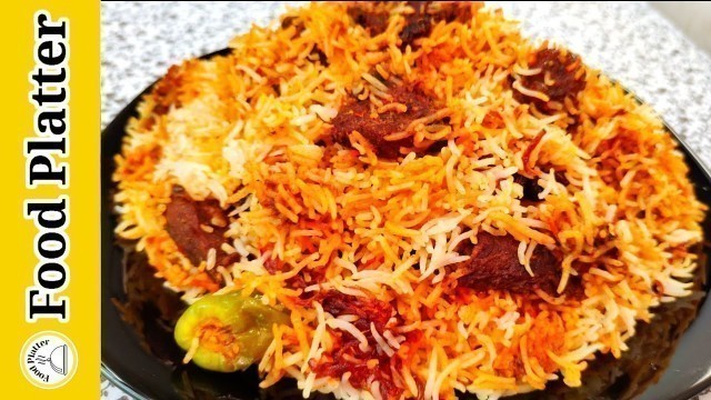 'Karachi Masalaydar Biryani Recipe By Food Platter'