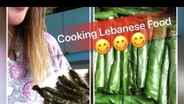 'Cooking lebanese food'