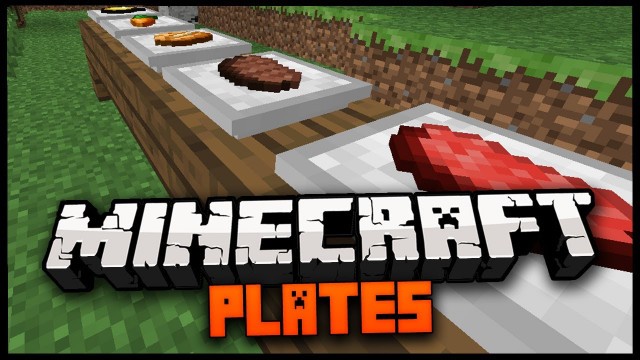 'Minecraft Mod Spotlight: MINECRAFT PLATES MOD 1.17 - PLATES FOR FOOD AND STUFF!'