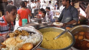 'Best Place to Eat Veg Rice Thali in Kolkata - Only 25 rs Plate - Indian Street Food'