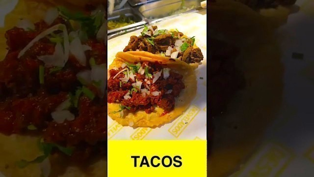 'Delicious Tacos Mexican Street Food #shorts #tacos'