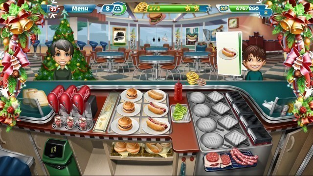 'Cooking Fever || Fast Food Court || Level #11 || Games For Kids || 3 ⭐⭐⭐'