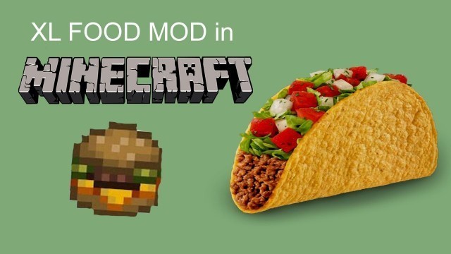 'minecraft  XL FOOD mod'