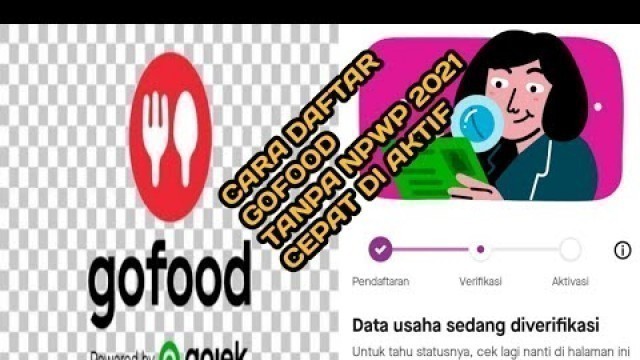 'TAK KANDANI !! CARA DAFTAR GOFOOD TANPA NPWP 2021 | GOJEK'