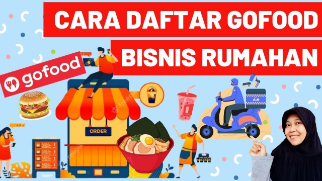 'CARA DAFTAR JUALAN DI GOFOOD UNTUK BISNIS RUMAHAN WARUNG KAKI LIMA ONLINE PAKAI HP (MERCHANT GOJEK)'