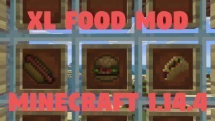 'XL FOOD MOD PARA MINECRAFT 1.14.4 (MAS COMIDA PARA MINECRAFT) ✔'